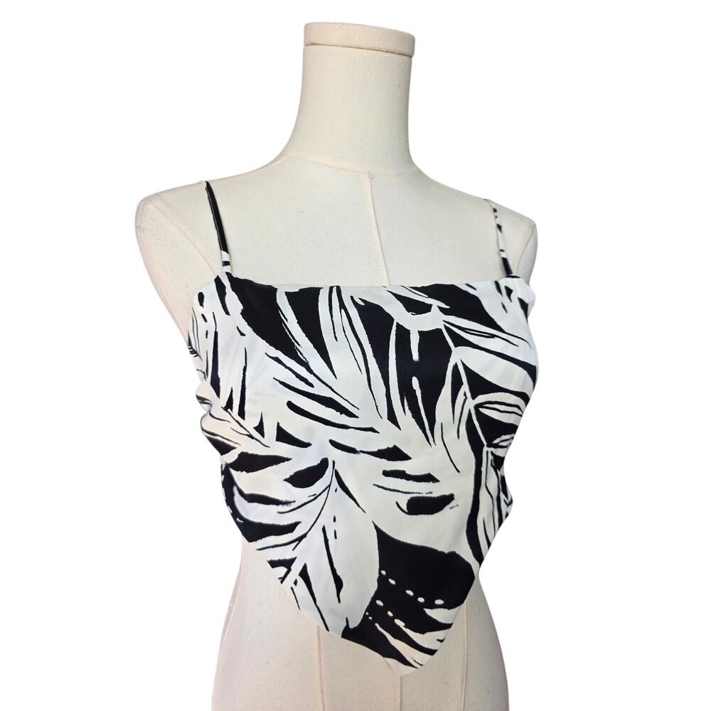 Forever 21 V-Hem Back Smocking Top